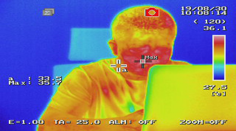 红外热成像仪体温筛查技术视频演示